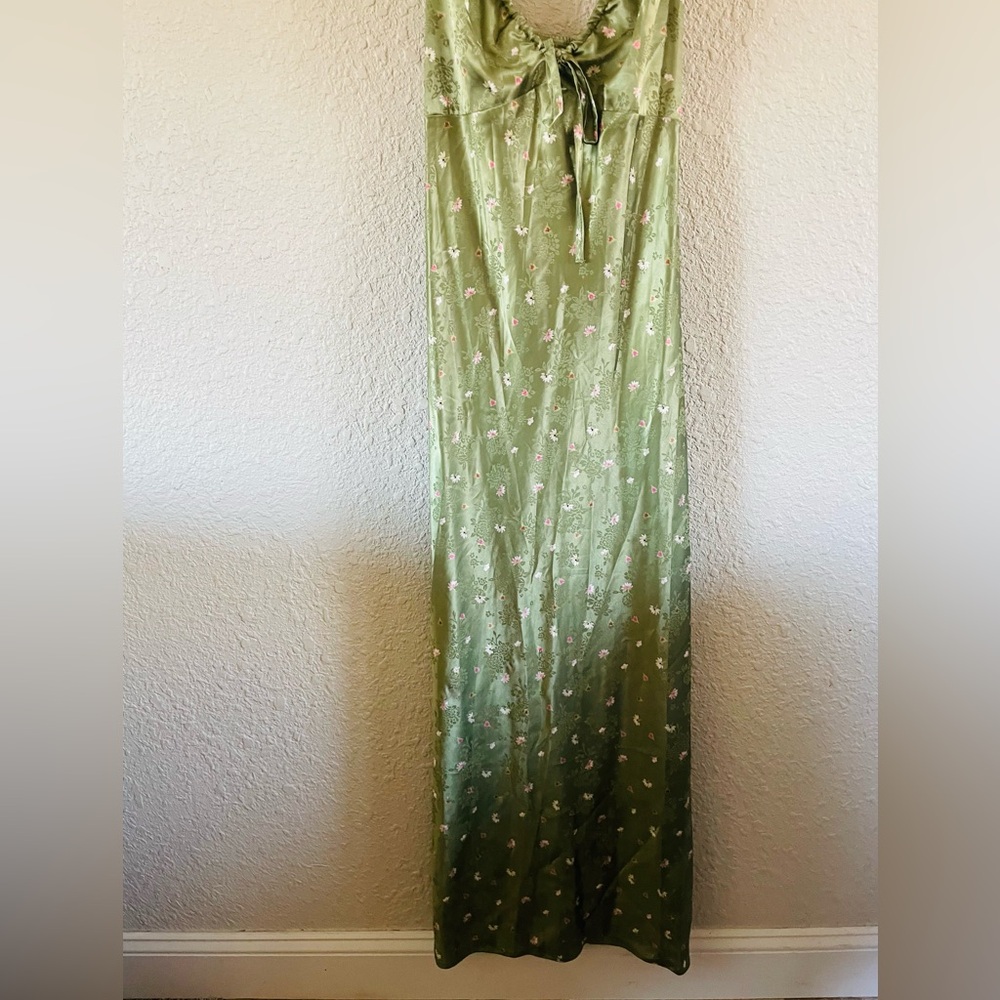 Wild Fable Green Apple Floral Dress NWT - Picture 8 of 12